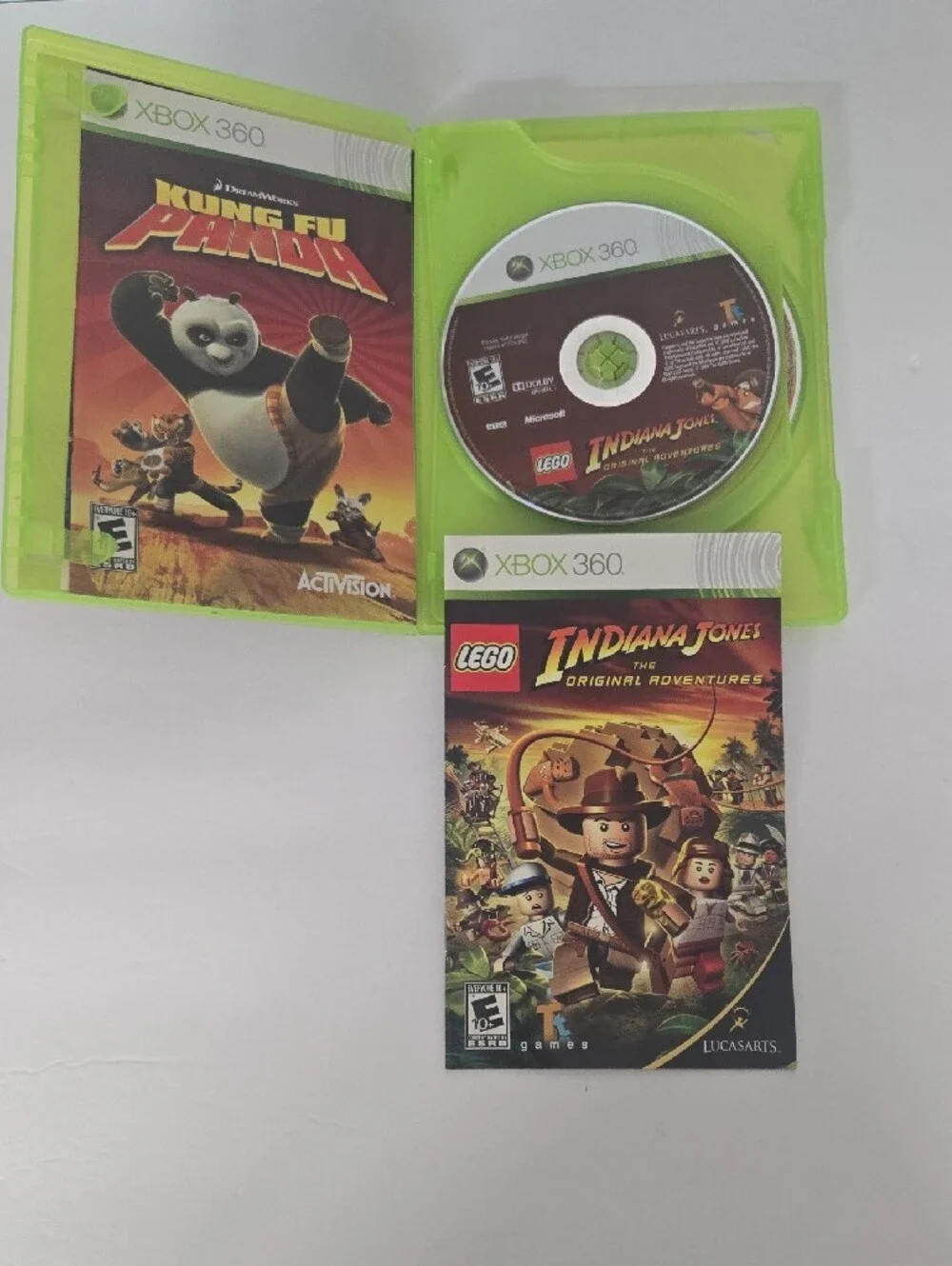Kung Fu Panda N Indiana.. Double Pack.. Both Have Being Played For About 10 Mins